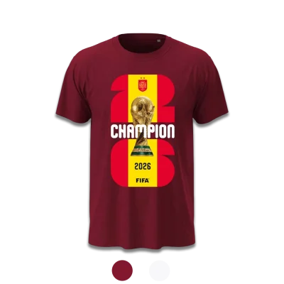 Tee-shirt Espagne champion du monde 2026 - DLB Design - Ariège