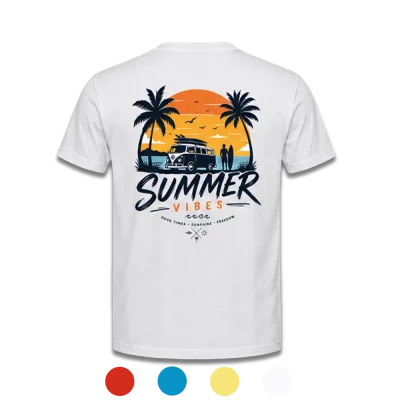 Tee-Shirt SUMMER VIBES - DLB Design - Ariège