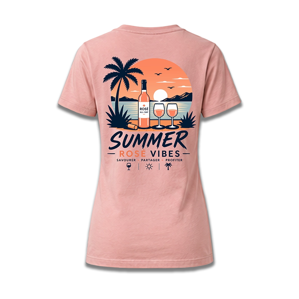 Tee-Shirt SUMMER VIBES - DLB Design - Ariège