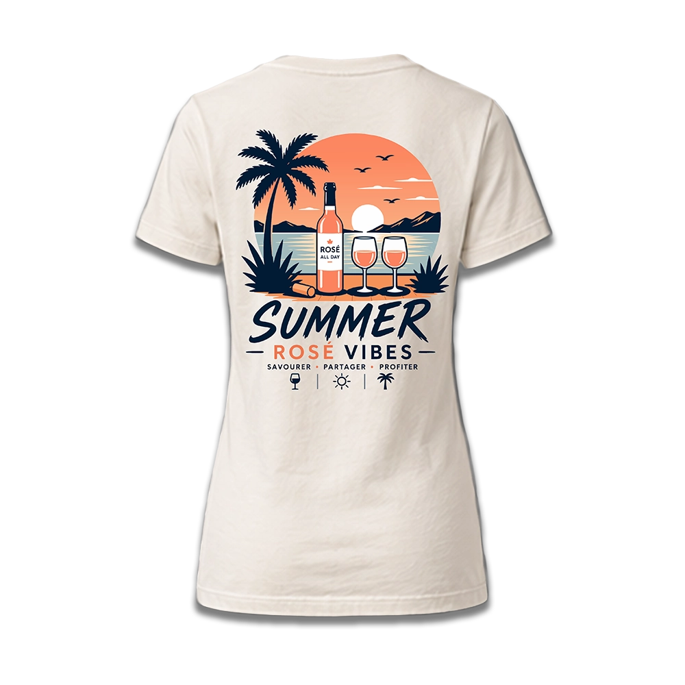 Tee-Shirt SUMMER VIBES - DLB Design - Ariège
