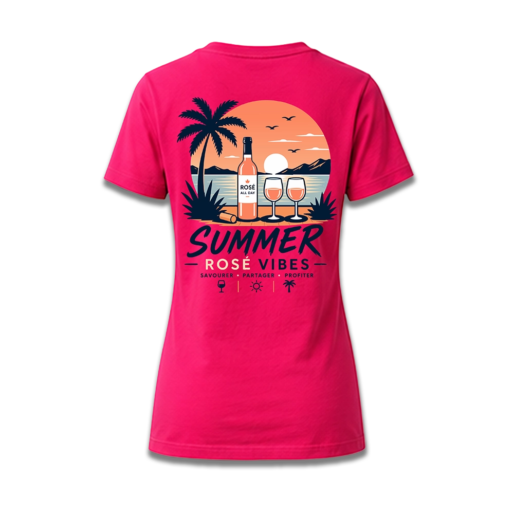 Tee-Shirt SUMMER VIBES - DLB Design - Ariège