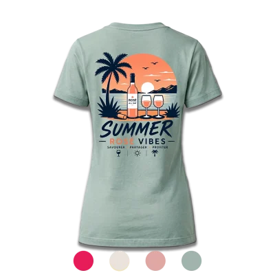 Tee-Shirt SUMMER VIBES - DLB Design - Ariège