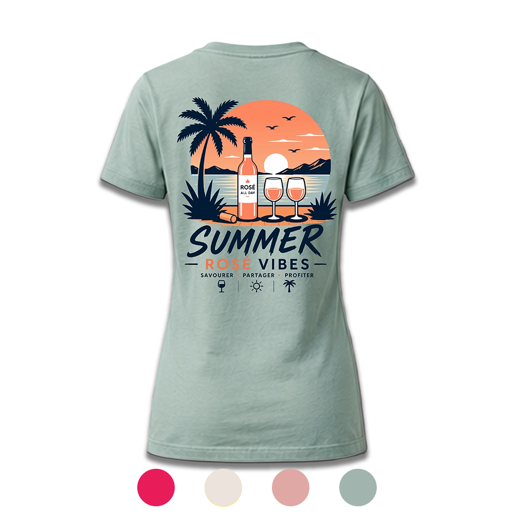 Tee-Shirt SUMMER VIBES - DLB Design - Ariège
