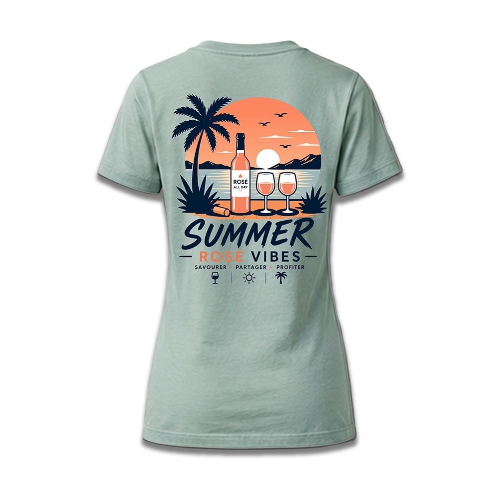 Tee-Shirt SUMMER VIBES - DLB Design - Ariège