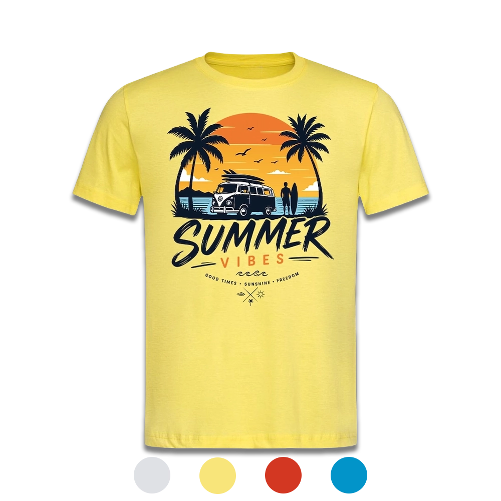 Tee-Shirt SUMMER VIBES - DLB Design - Ariège