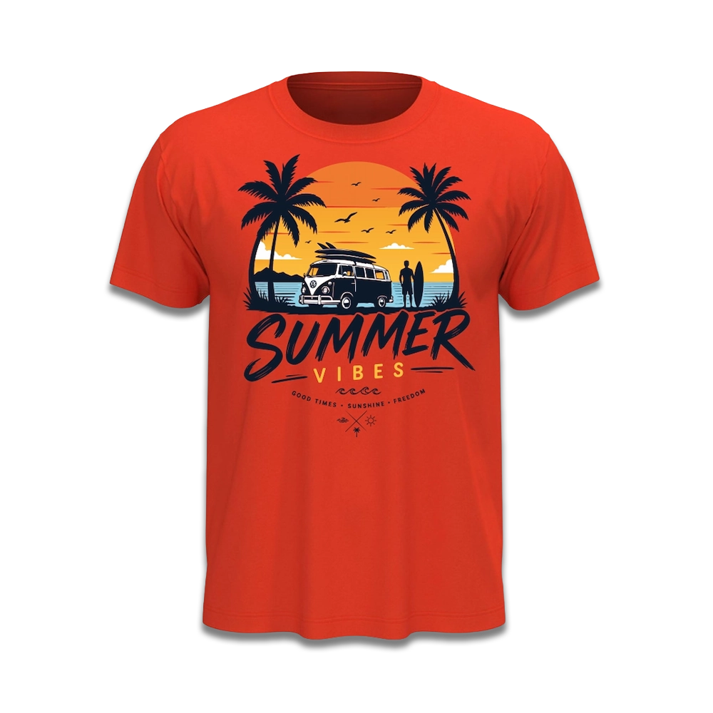 Tee-Shirt SUMMER VIBES - DLB Design - Ariège