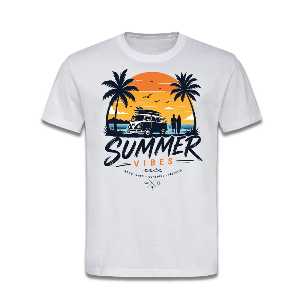 Tee-Shirt SUMMER VIBES - DLB Design - Ariège