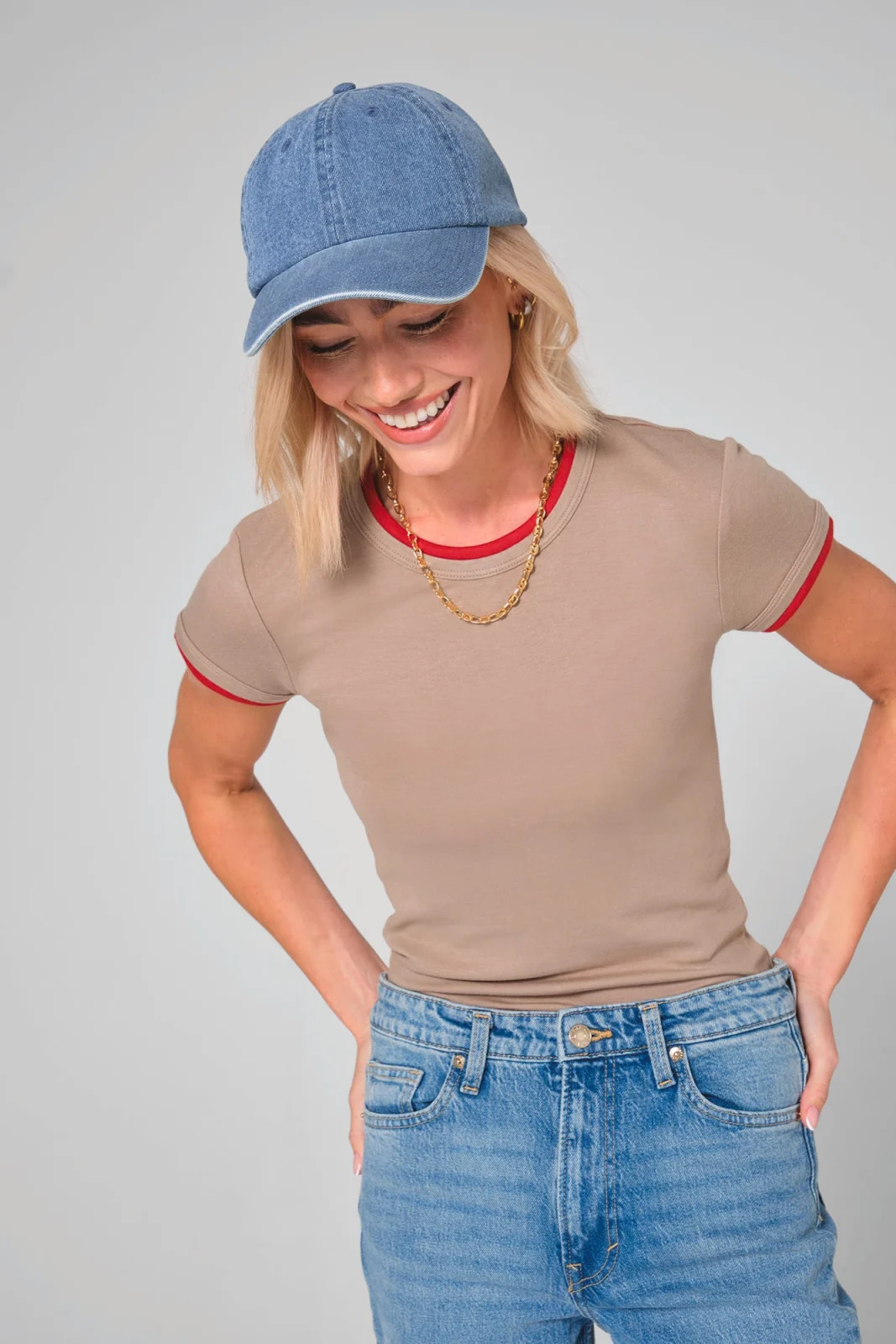 Casquette denim B105 — photo de présentation