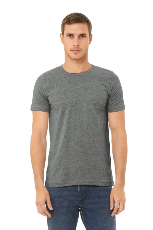 T-shirt homme col rond Heather BE3001CVC — photo de présentation