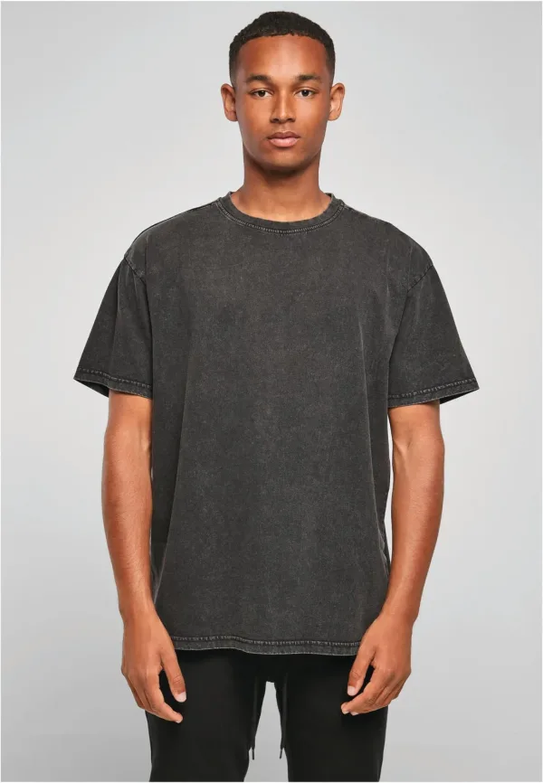 T-shirt délavé épais BY189 — photo de présentation
