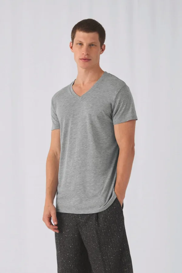T-shirt Triblend col V Homme CGTM057 — photo de présentation