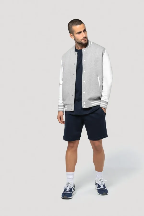 Bermuda molleton non gratté écoresponsable homme K757 — photo de présentation