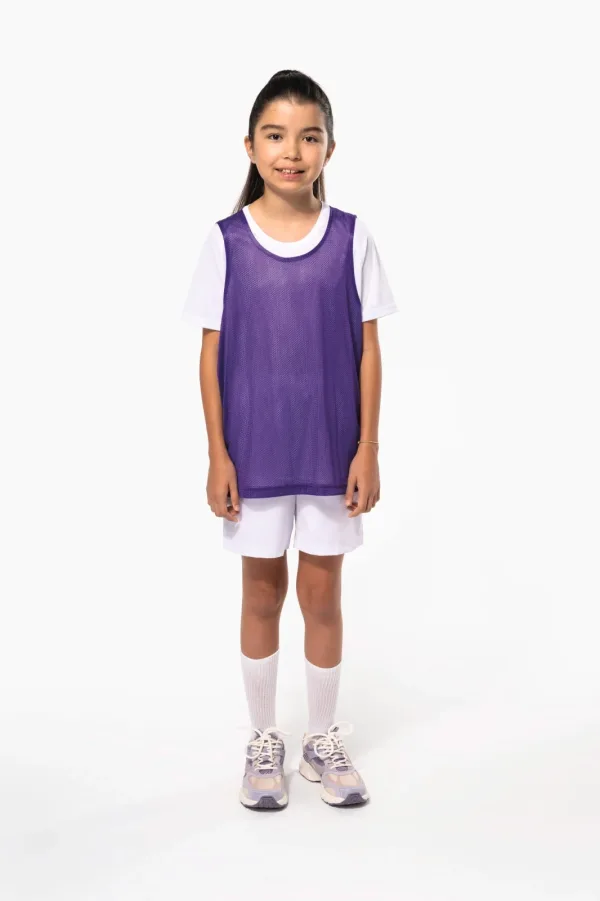 Chasuble en filet léger multisports enfant PA047 — photo de présentation