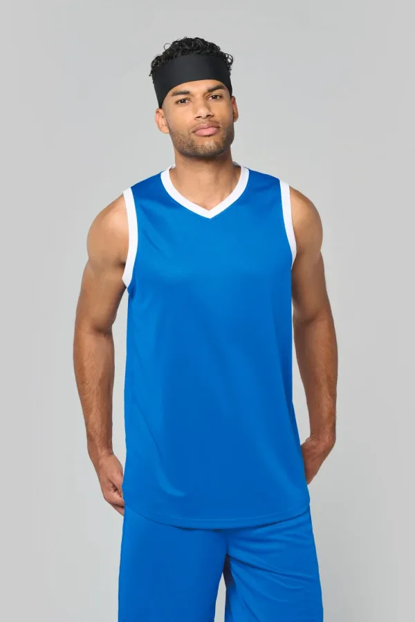 Maillot de basket-ball homme PA4050 — présentation sur mannequin