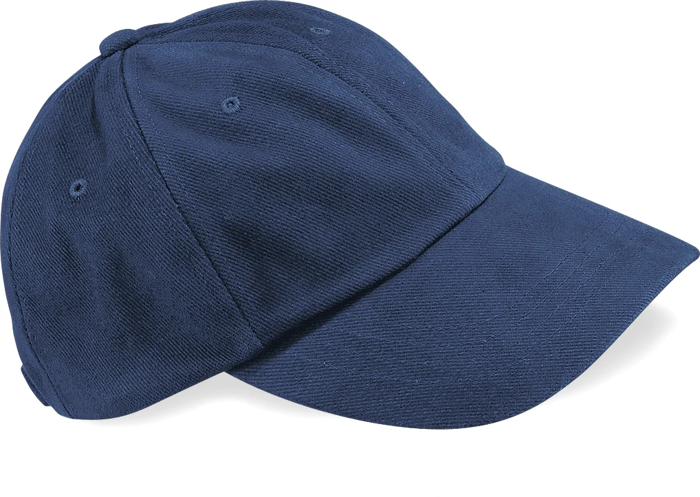Casquette homme profil bas en coton brossé - 6 panneaux B57 — French Navy