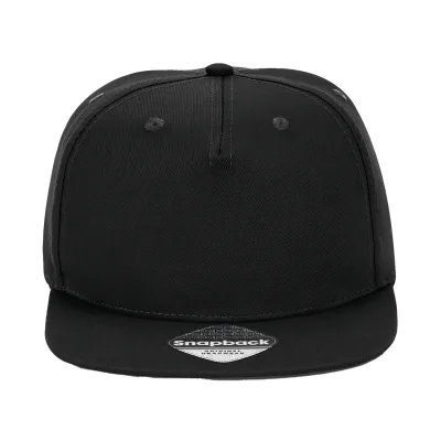 Casquette Rapper 5 panneaux B610 — Black