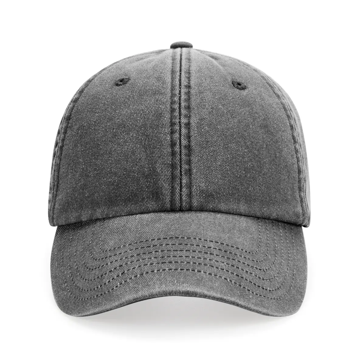 Casquette vintage profil bas B655 — Vintage Black