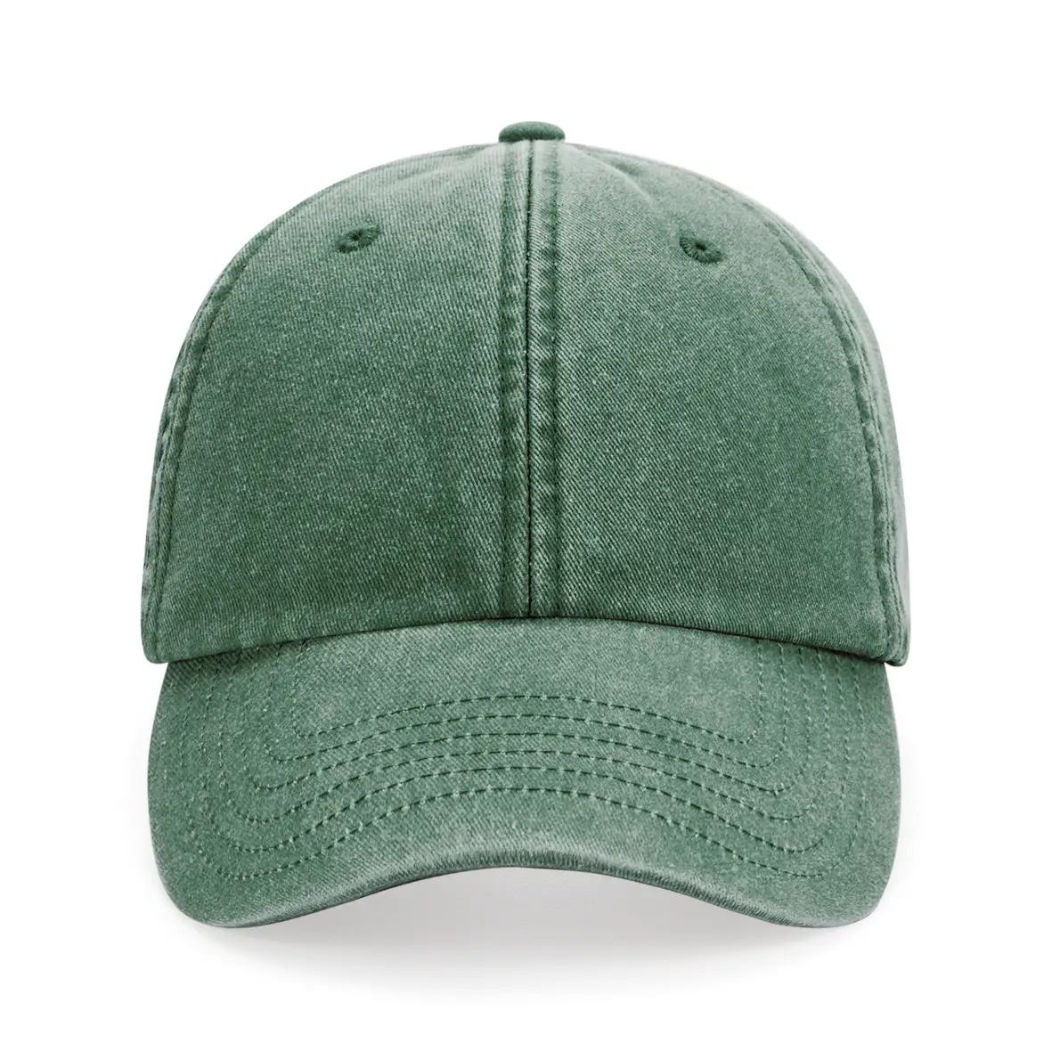 Casquette vintage profil bas B655 — Vintage Bottle Green