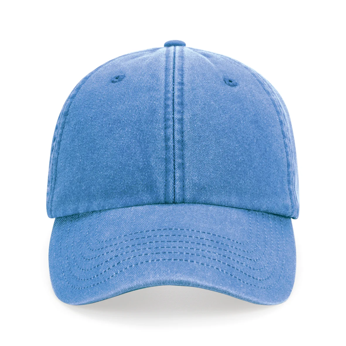 Casquette vintage profil bas B655 — Vintage Cornflower