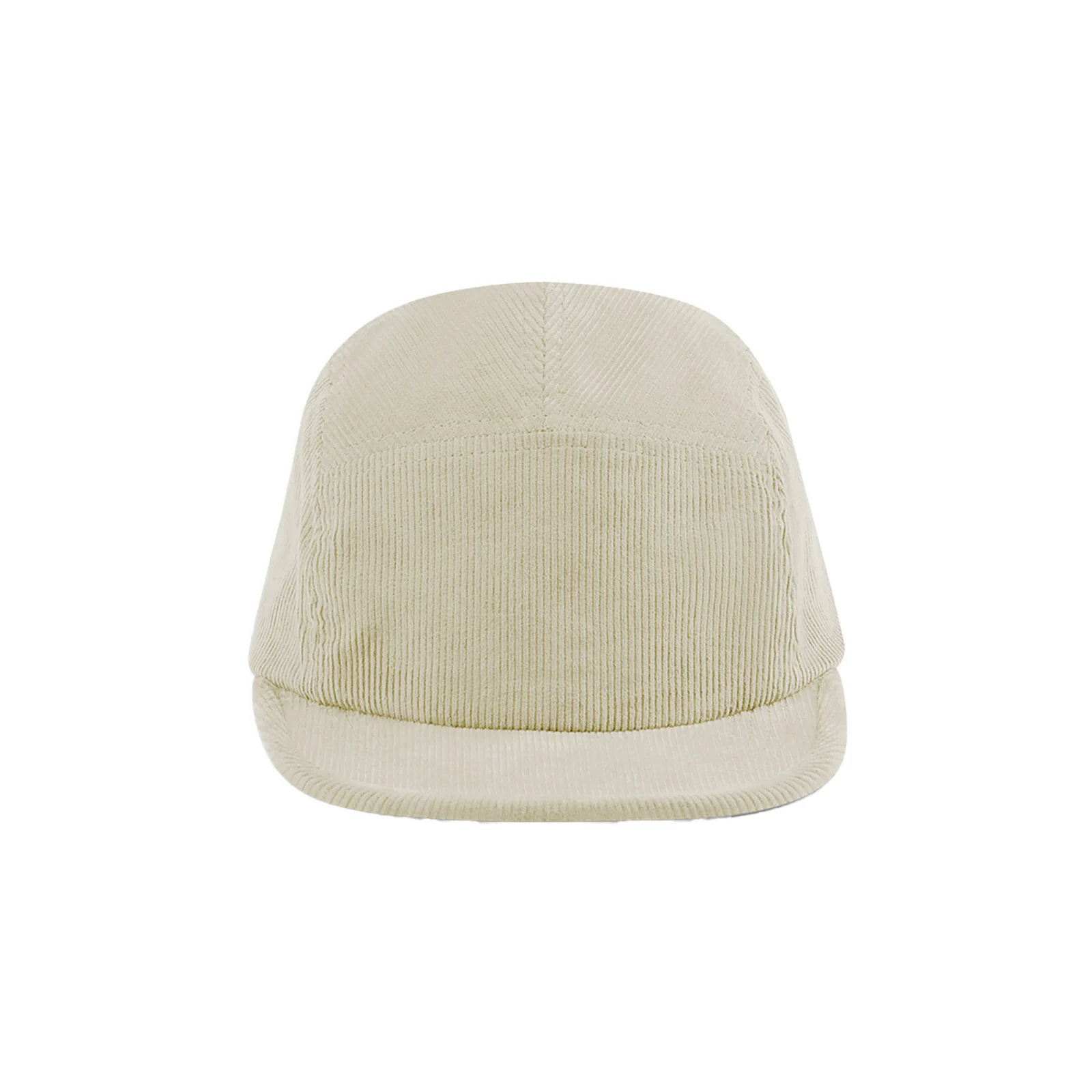 Casquette campeur 5 panneaux en velours B679 — Stone