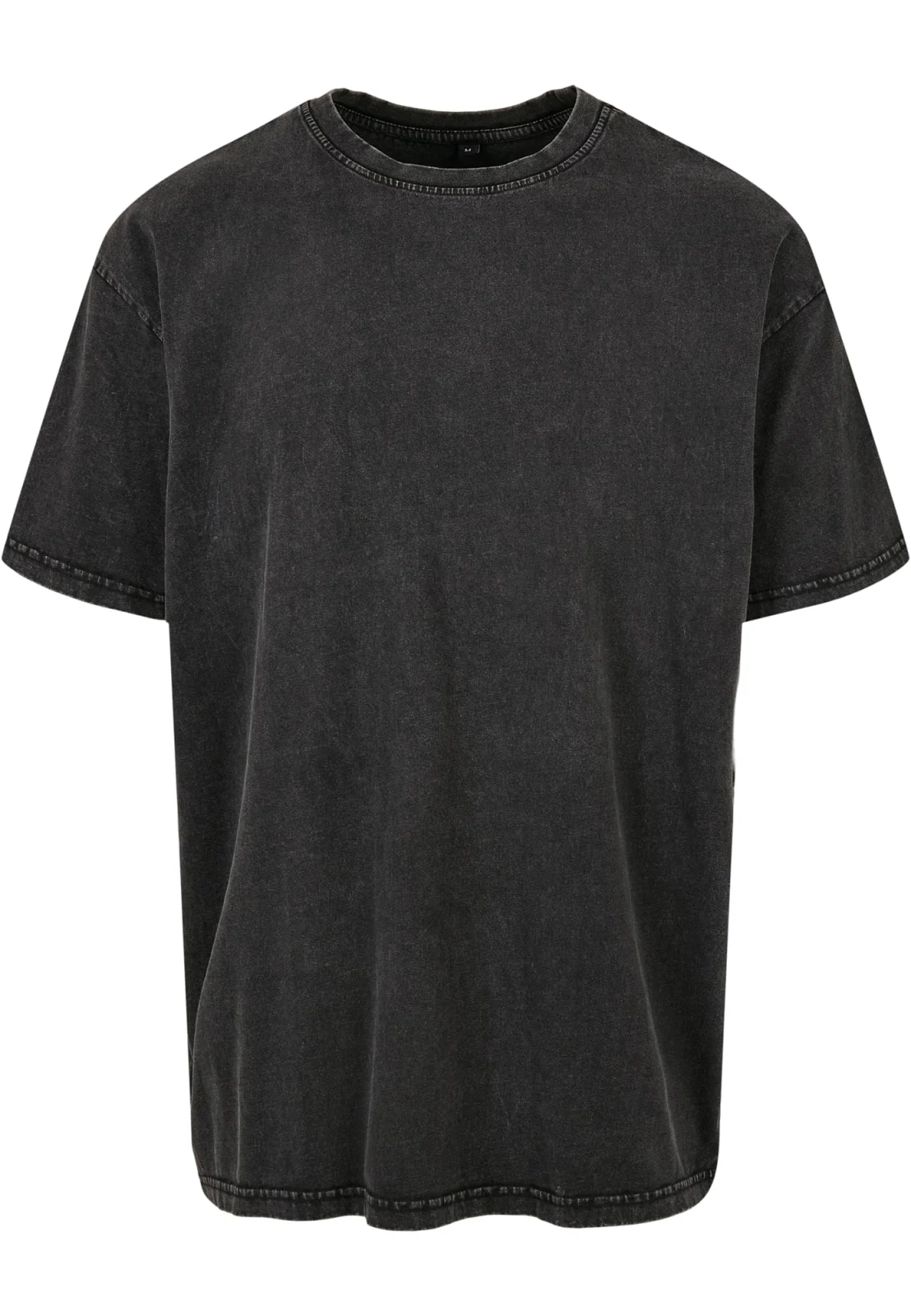 T-shirt délavé épais BY189 — Black