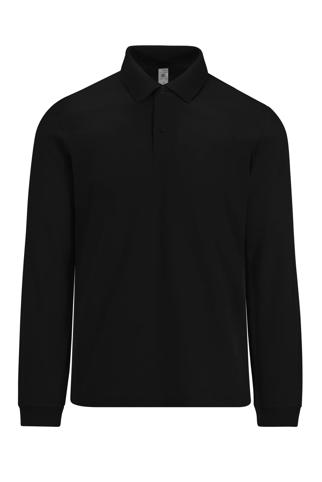MY POLO 180 Homme manches longues CGPU425 — Black