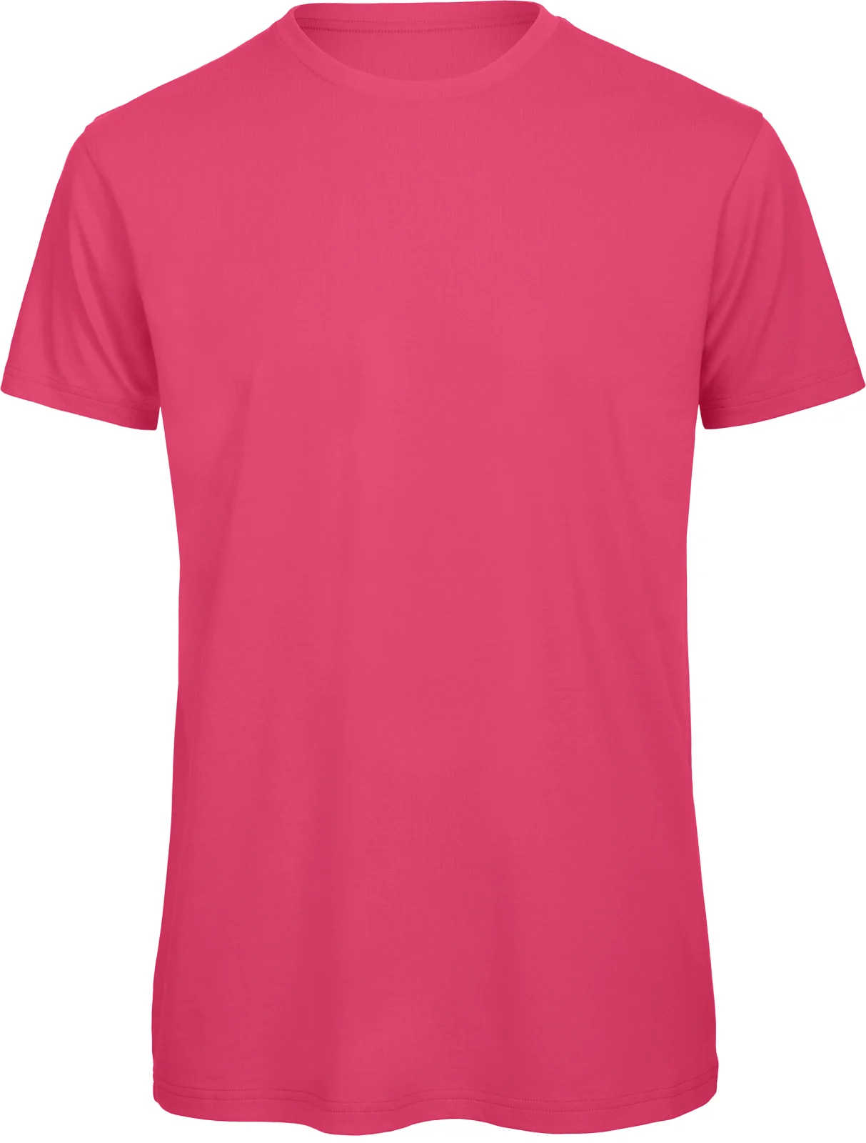 T-shirt Organic Inspire col rond Homme CGTM042 — Fuchsia