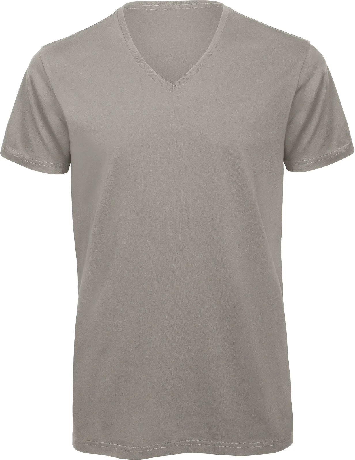 T-shirt BIO Inspire col V Homme CGTM044 — Light Grey