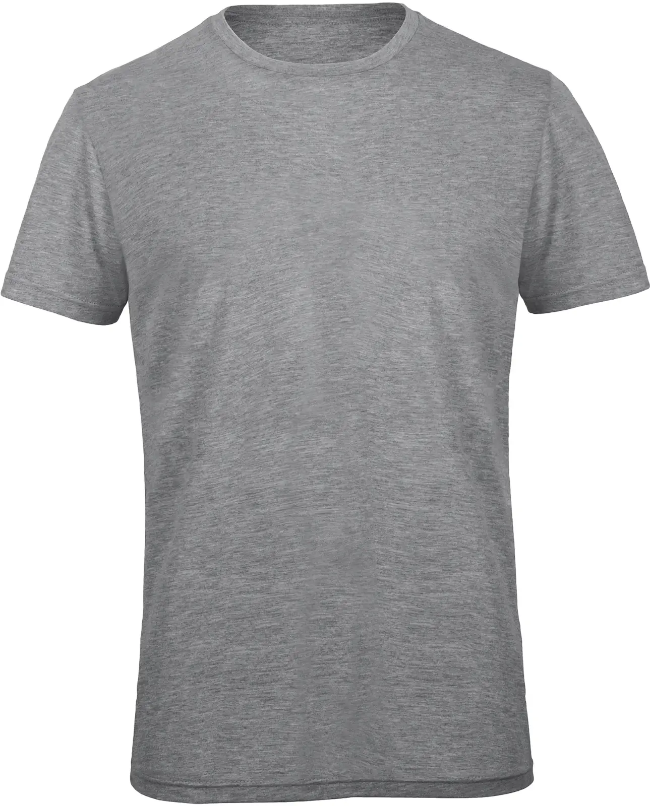 T-shirt Triblend col rond Homme CGTM055 — Heather Light Grey