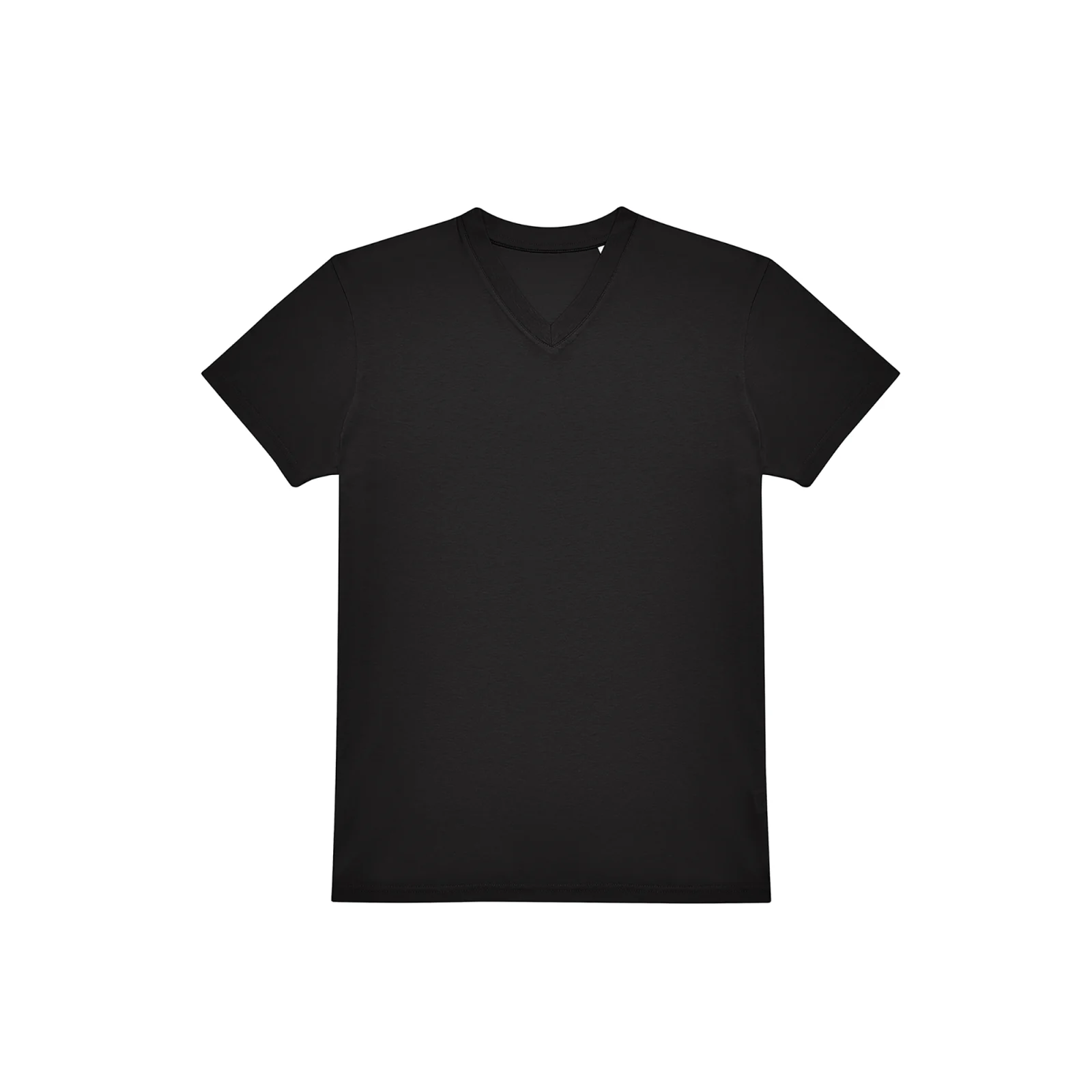 T-shirt col V #150 CGTU008 — Black