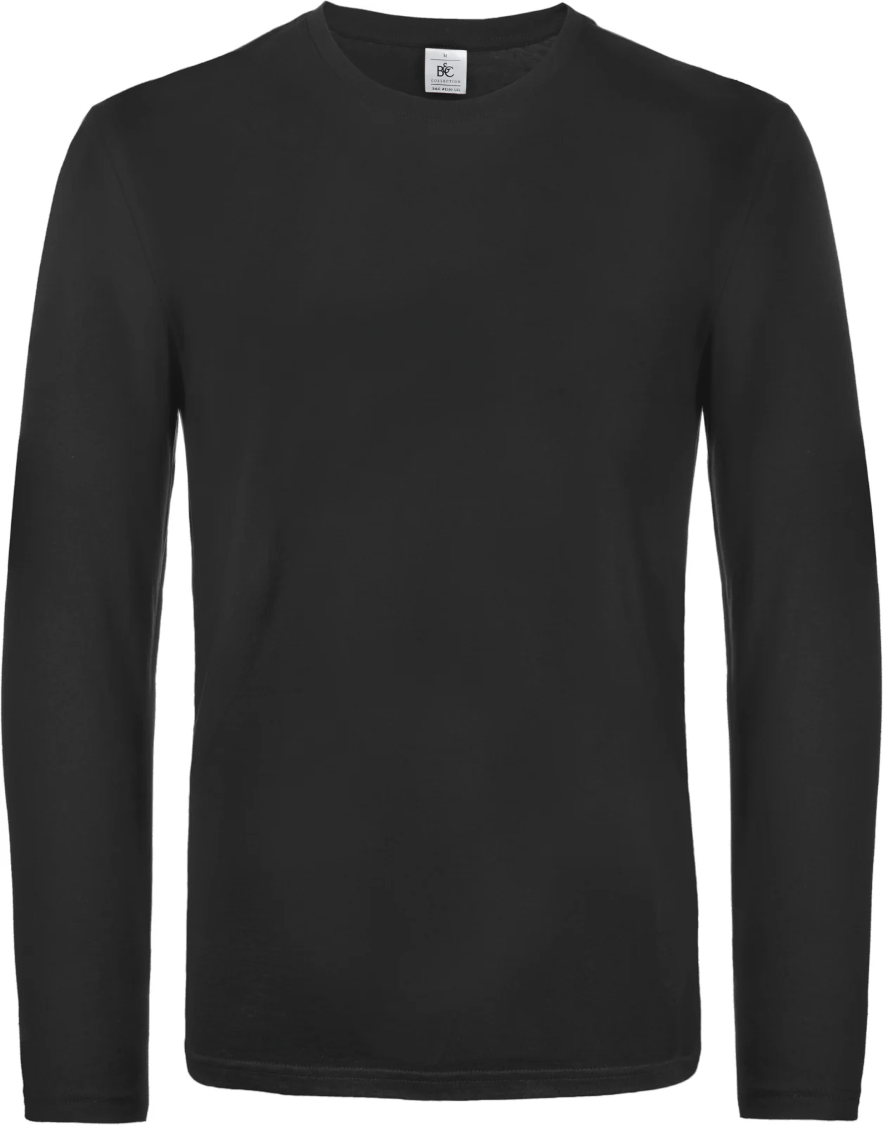 T-shirt homme manches longues #E190 CGTU07T — Black