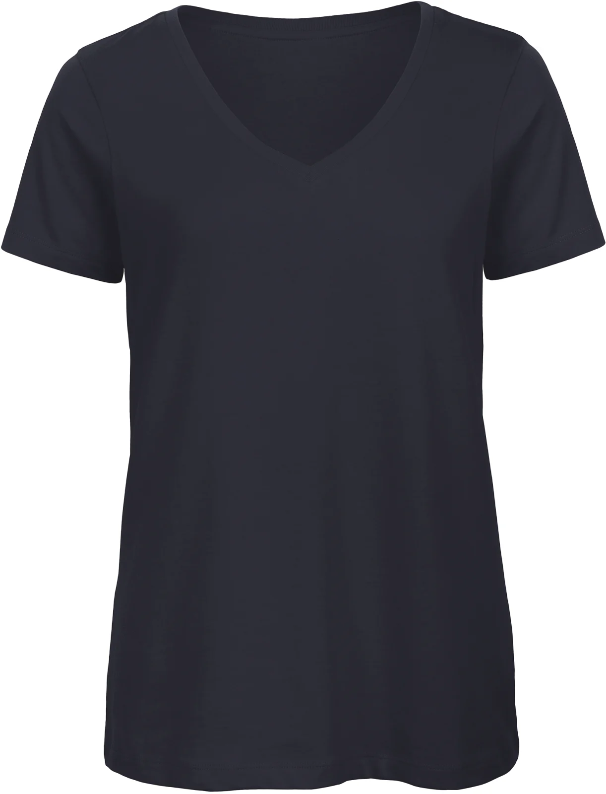T-shirt Organic Inspire col V Femme CGTW045 — Navy