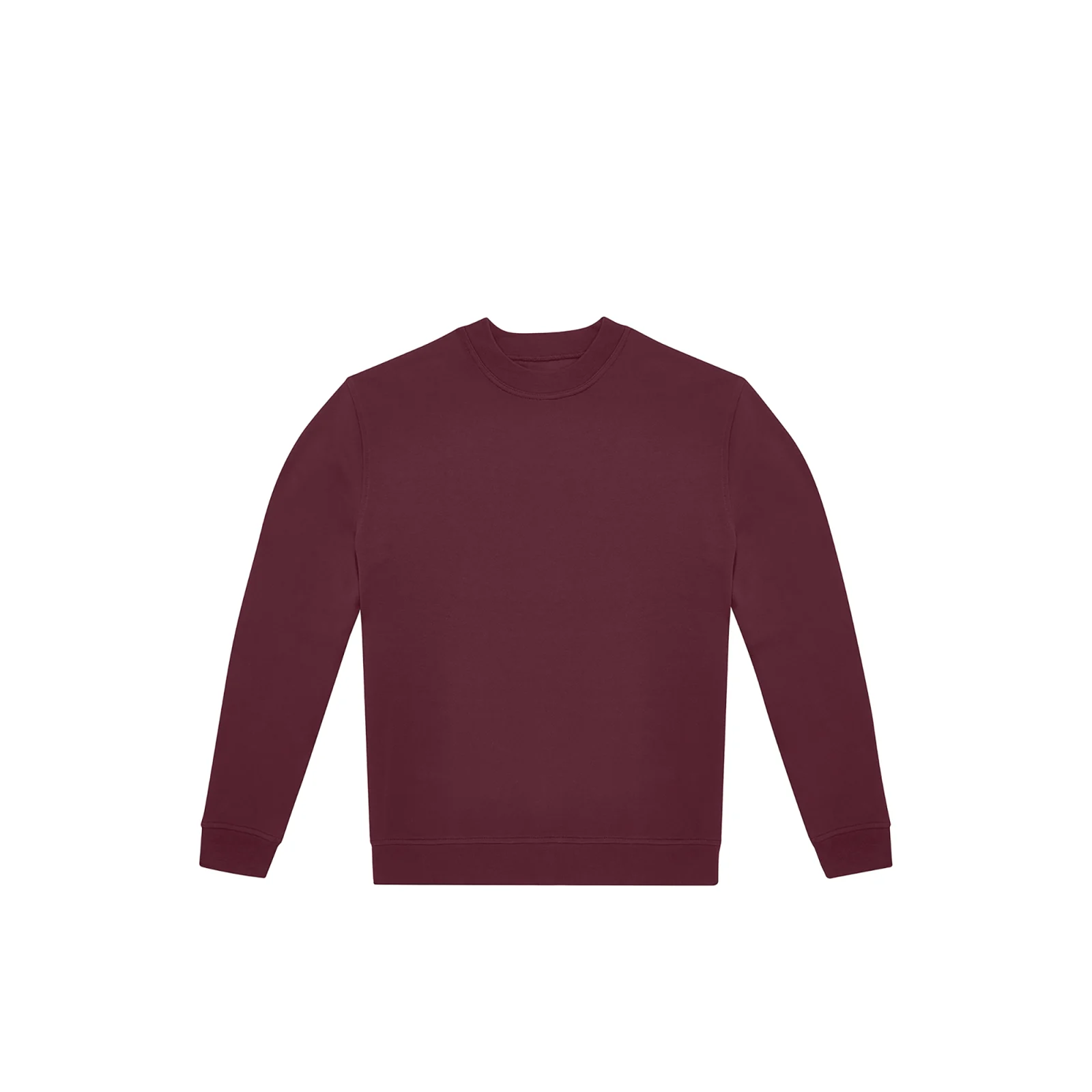 Sweat-shirt col rond ID.332 unisexe CGWG004 — Burgundy