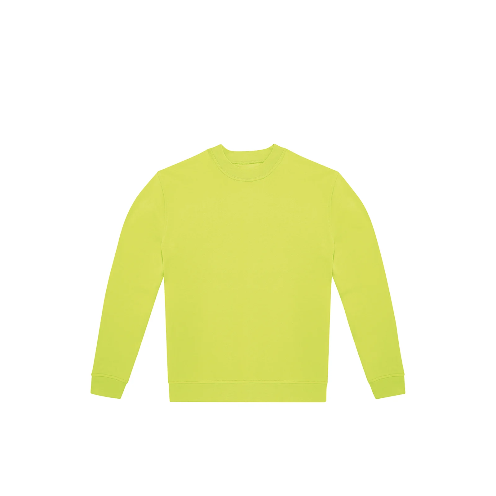Sweat-shirt col rond ID.222 CGWG007 — Acid Lime