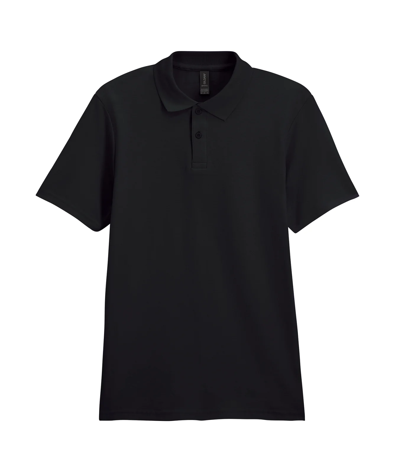 Polo Homme Softstyle Double Piqué GI64800 — Black
