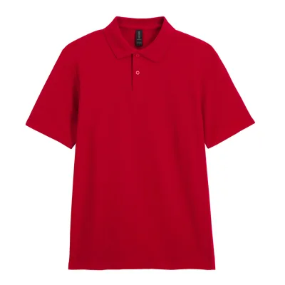 Polo Homme Softstyle Double Piqué GI64800 — Cherry Red