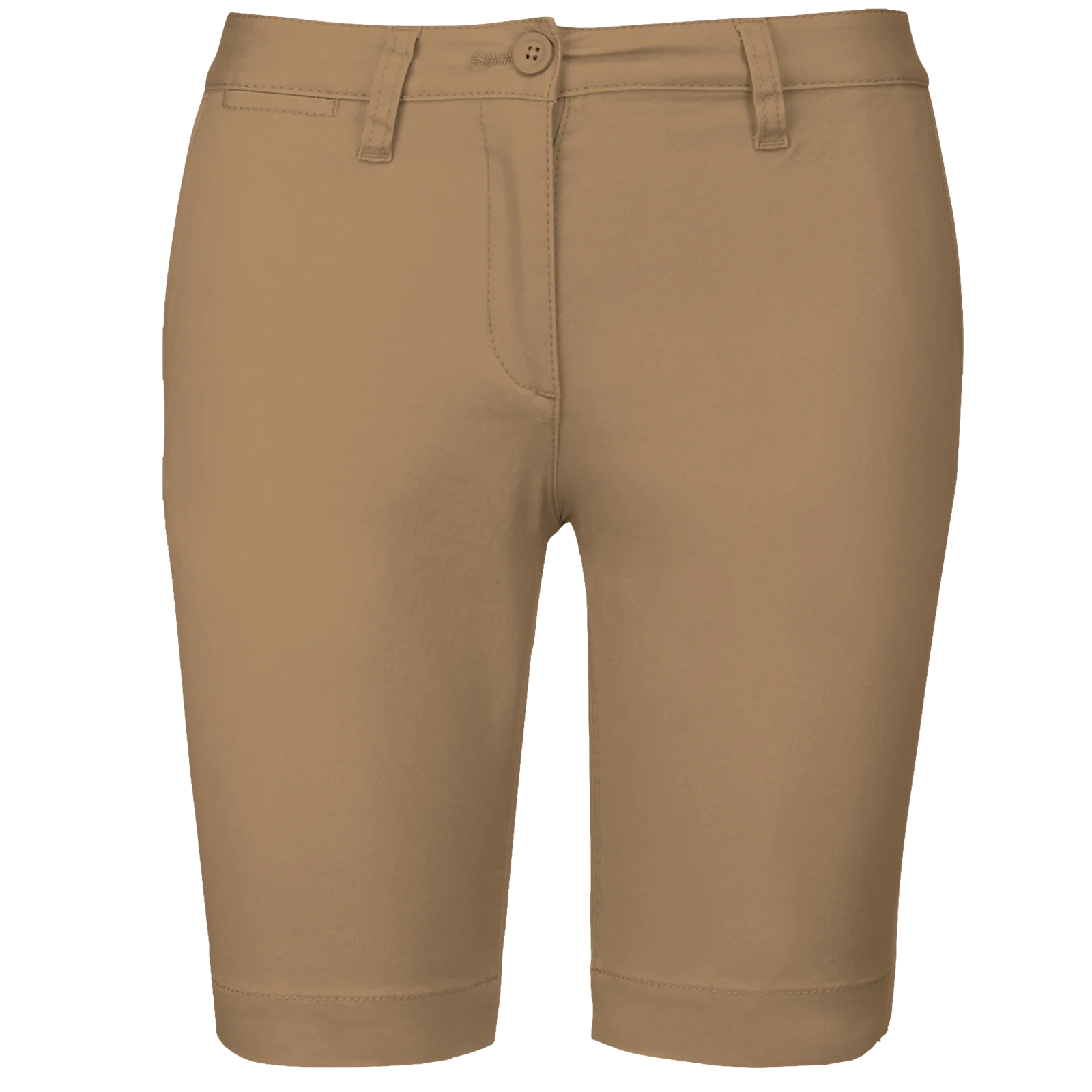 Bermuda chino femme K751 — Camel