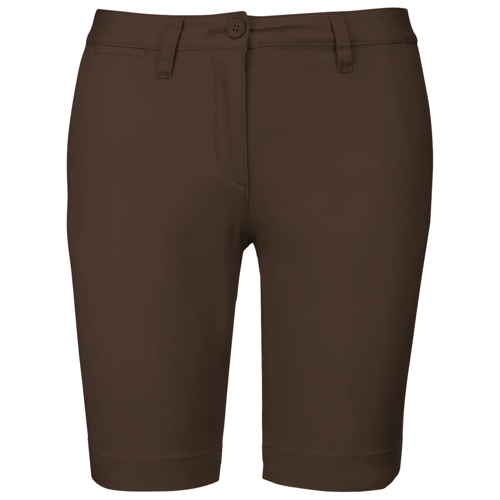 Bermuda chino femme K751 — Chocolate