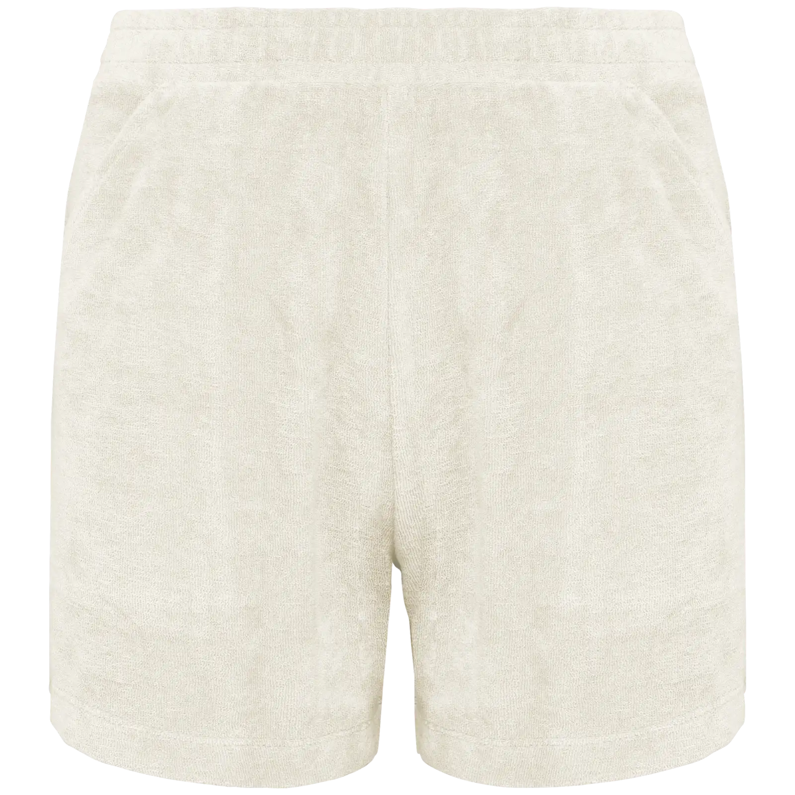 Short écoresponsable en éponge fille NS719 — Ivory