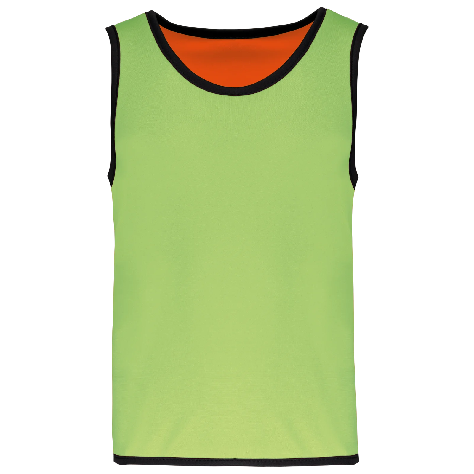 Chasuble de rugby réversible enfant PA046 — Lime / Spicy Orange