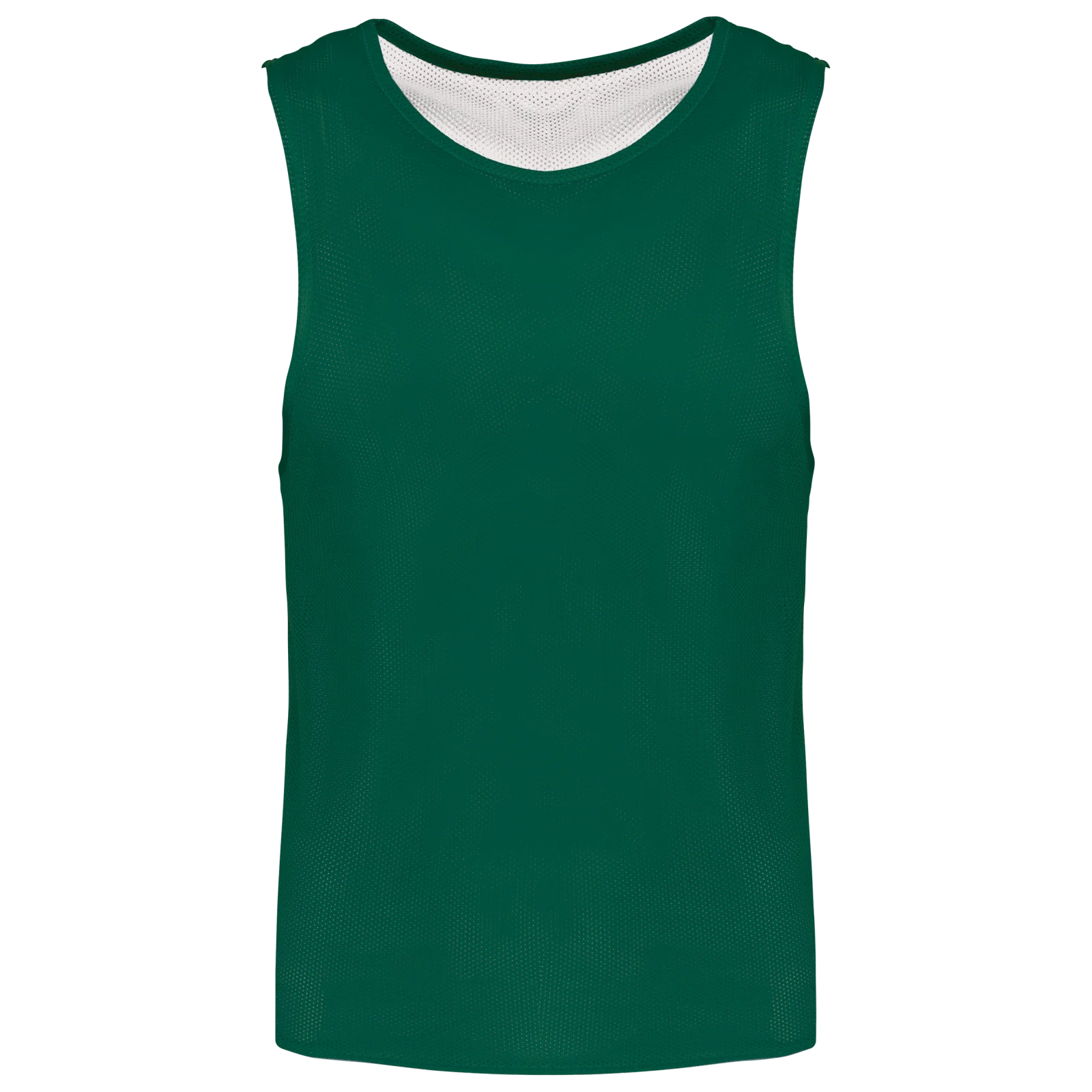 Chasuble réversible multisports enfant PA048 — Dark Green / White