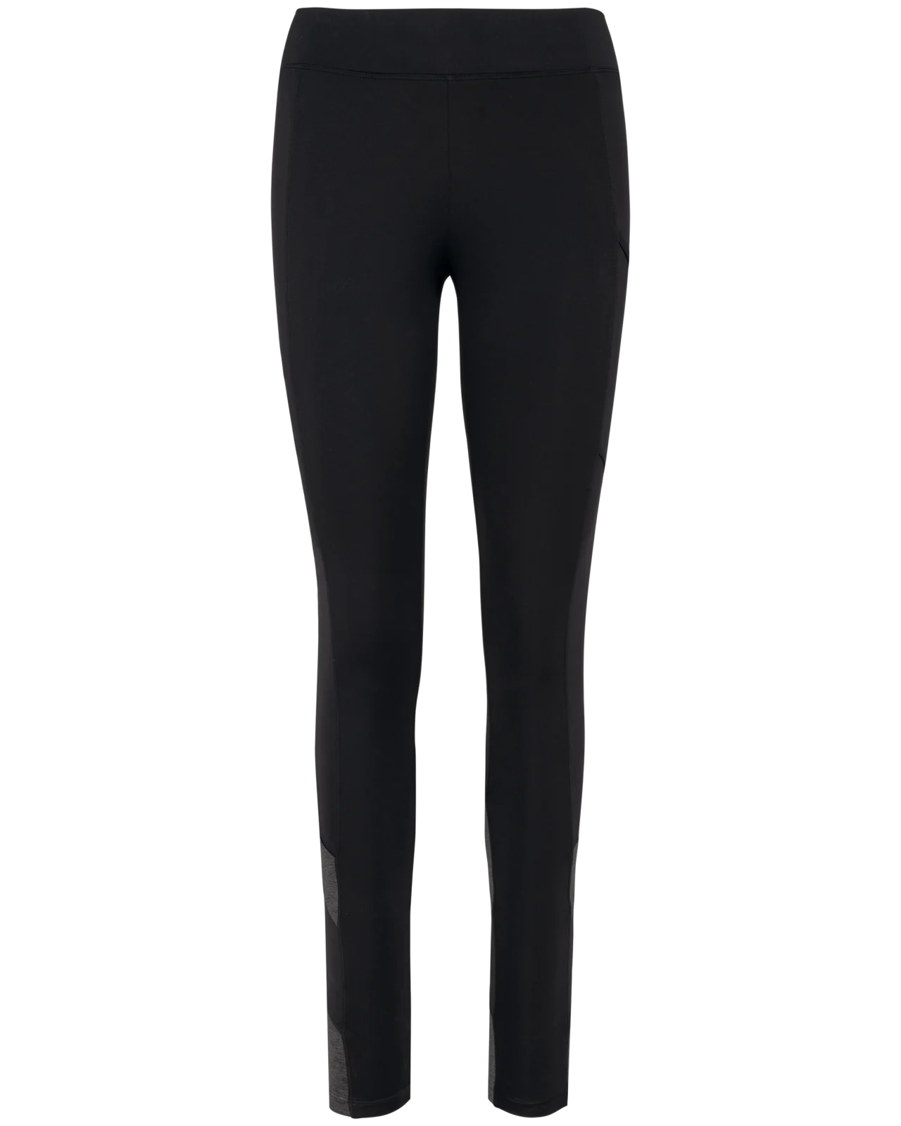 Legging de padel bicolore femme PA1016 — Black / Dark Grey Heather