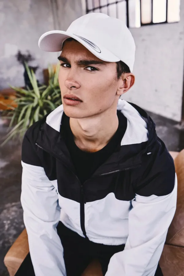 Casquette en coton twill - 6 panneaux FL6245CM — photo de présentation