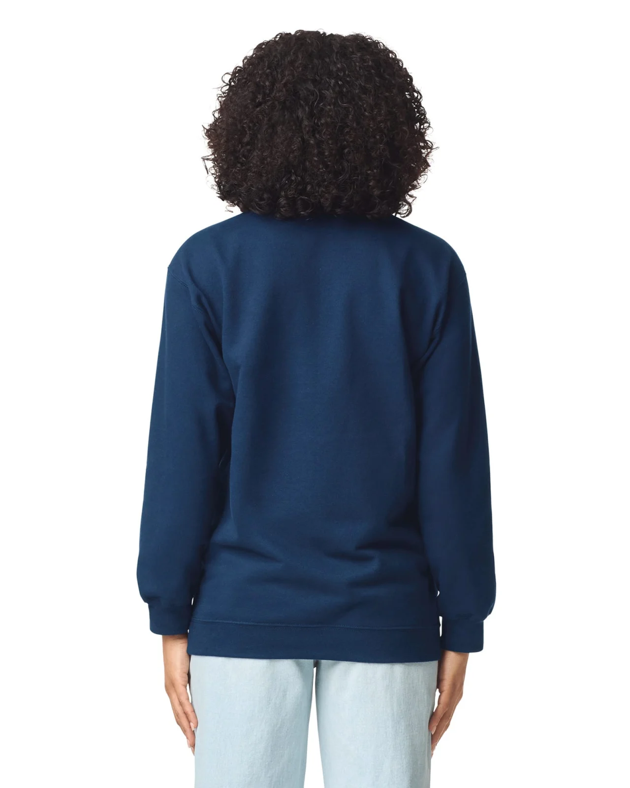 Sweat-shirt en molleton 1/4 zip GISF008 — photo de présentation