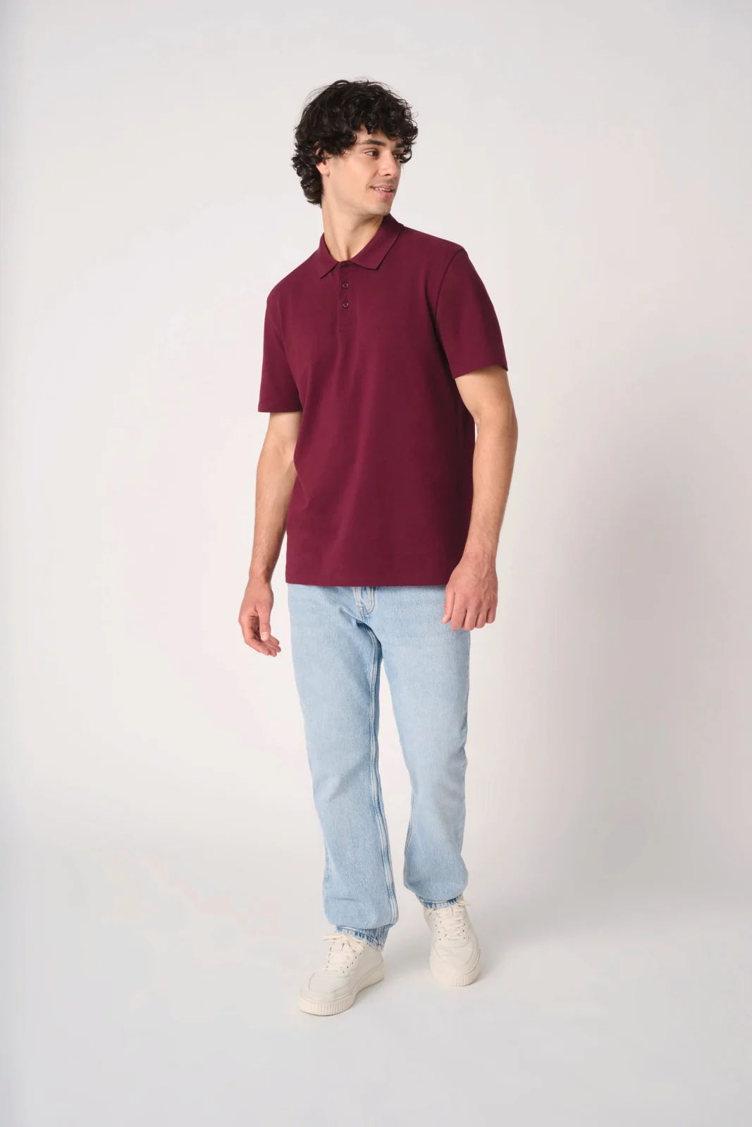 Polo piqué homme IB220 — photo de présentation