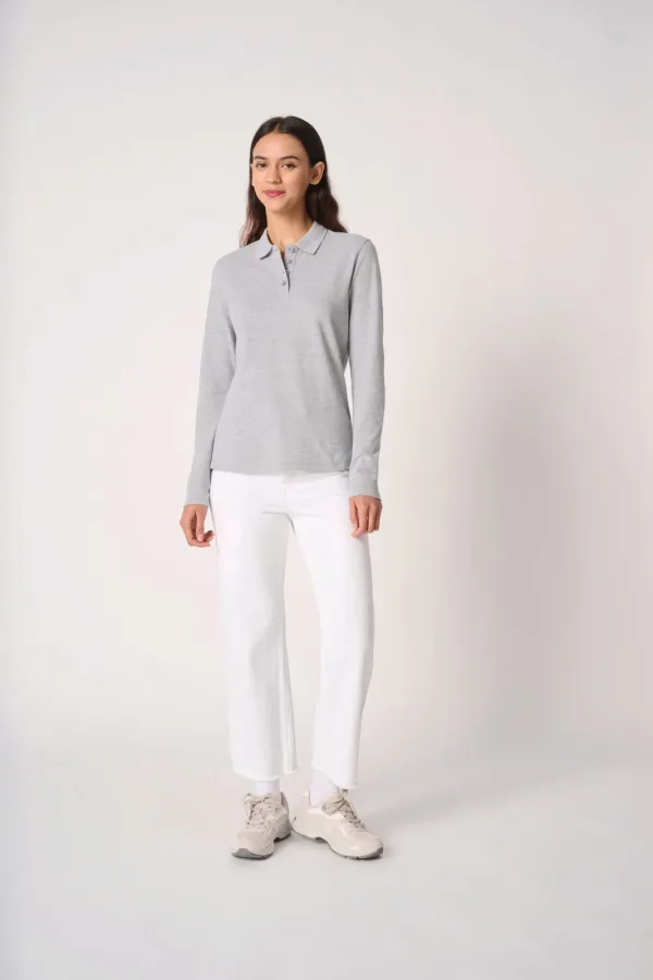 Polo piqué LSL femme IB223 — photo de présentation