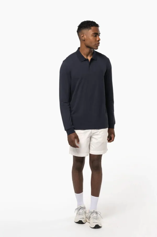 Polo piqué manches longues Bio180 homme K2027 — photo de présentation