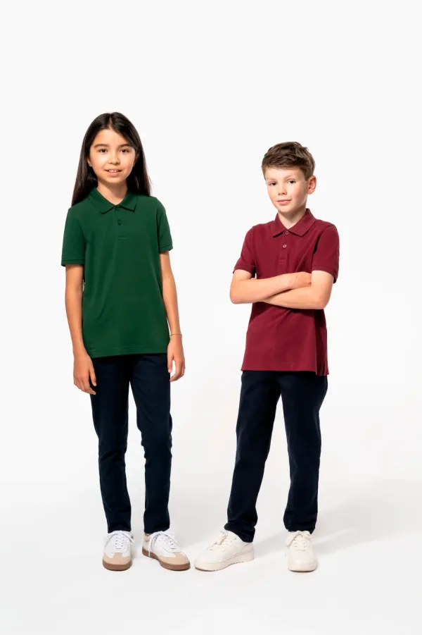Polo piqué Bio180 enfant K2029 — photo de présentation
