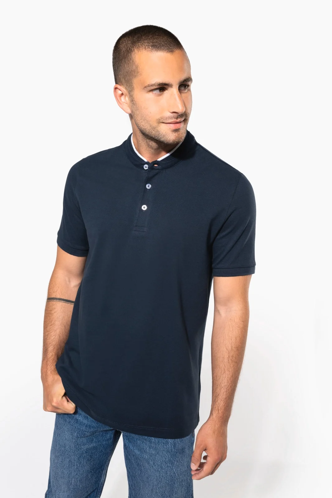 Polo col mao manches courtes homme K223 — photo de présentation