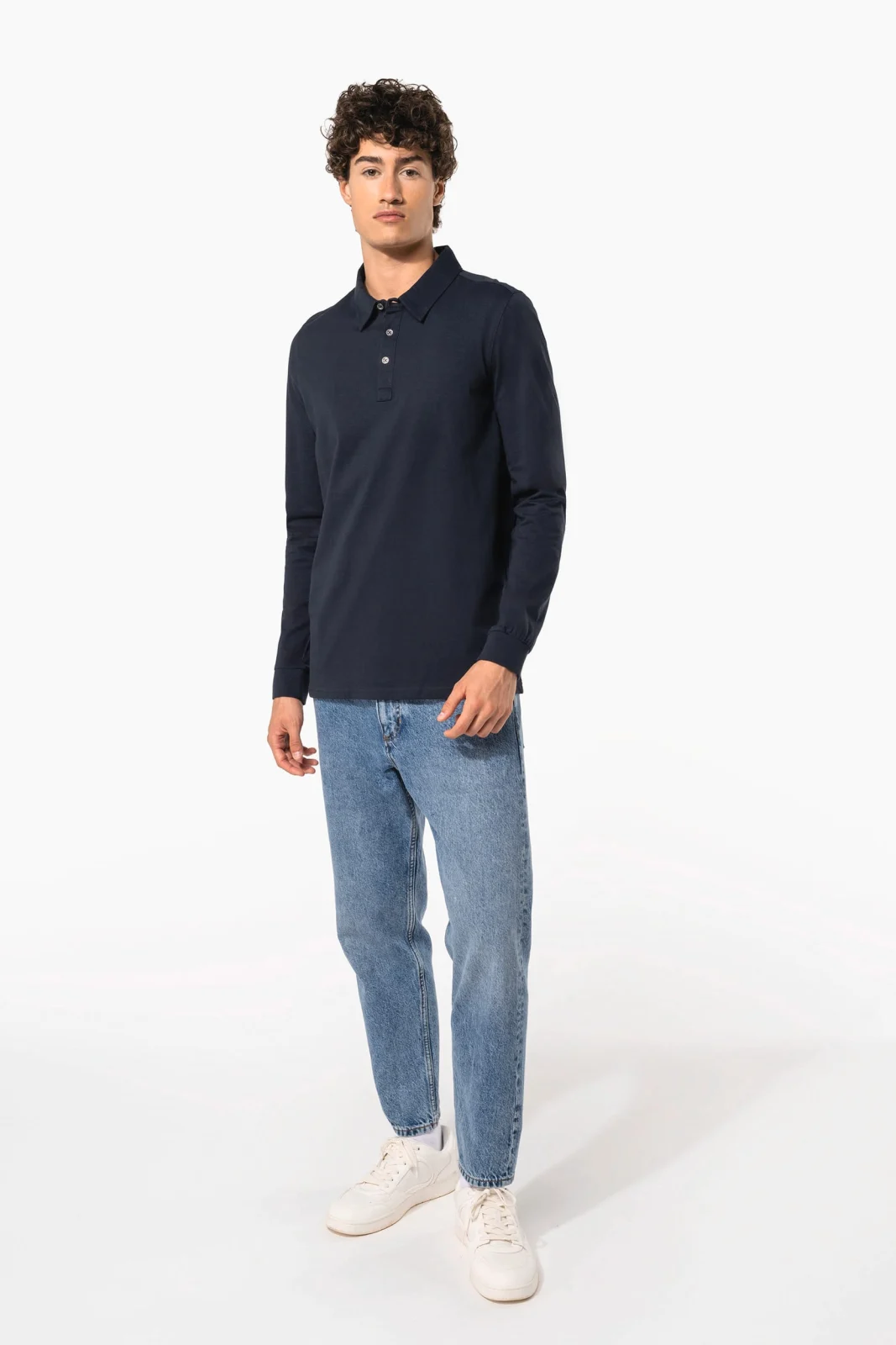 Polo jersey manches longues homme K264 — photo de présentation